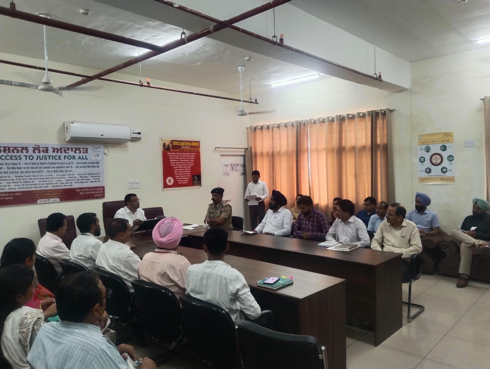 What did the local people comment about the National Lok Adalat to be held on 10th May.